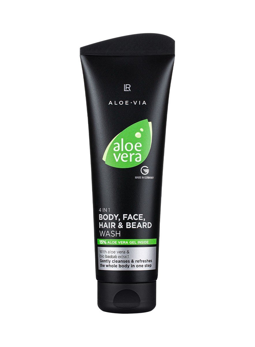 LR Aloe Via Aloe Vera Beard Hair Face Body Wash